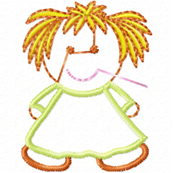 Kids And Toys Embroidery Design 4